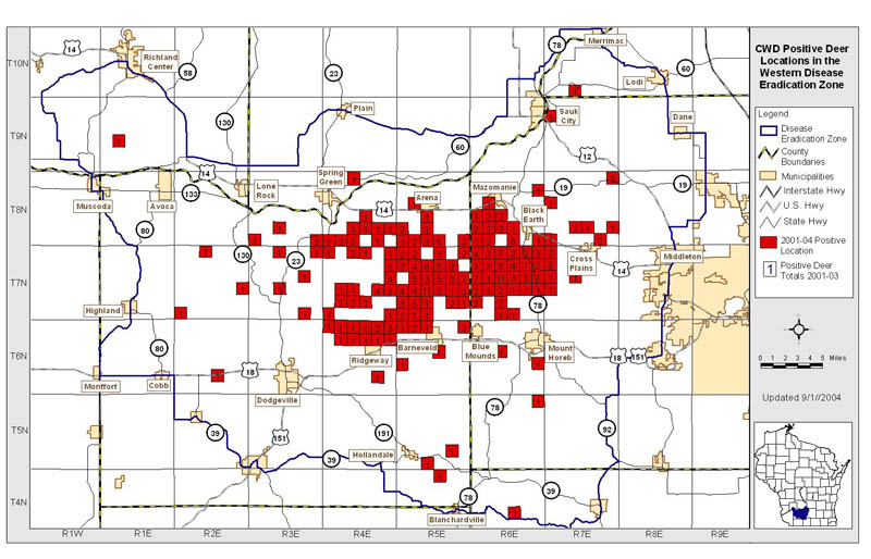Chronic Wasting Disease Maps